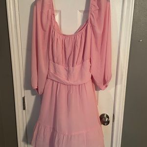 Tie back dress